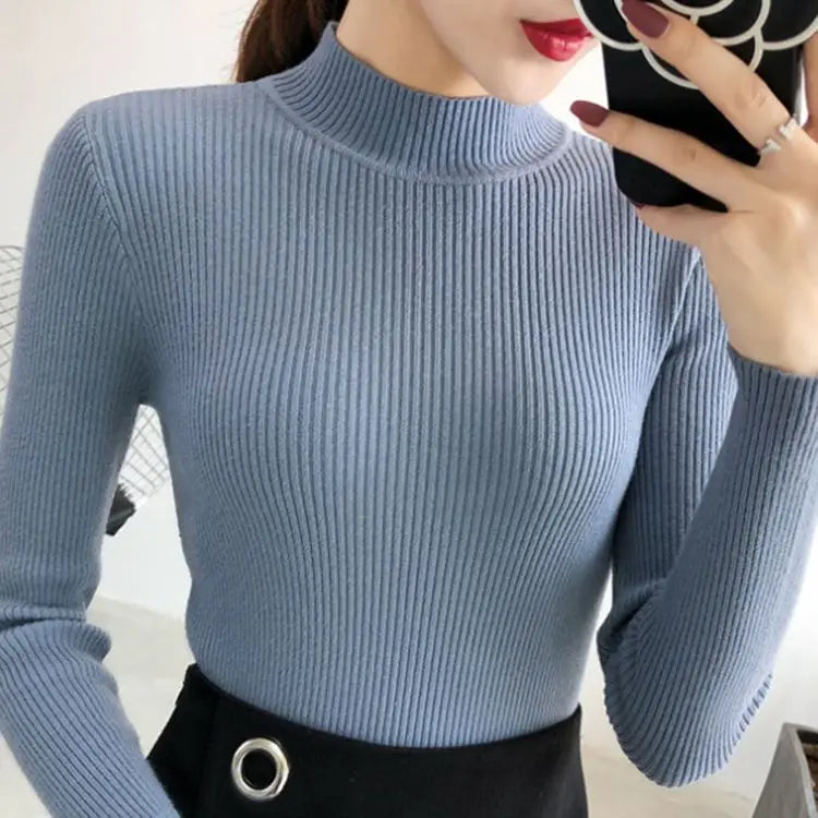WW | Cozy ribbed wool sweater for women