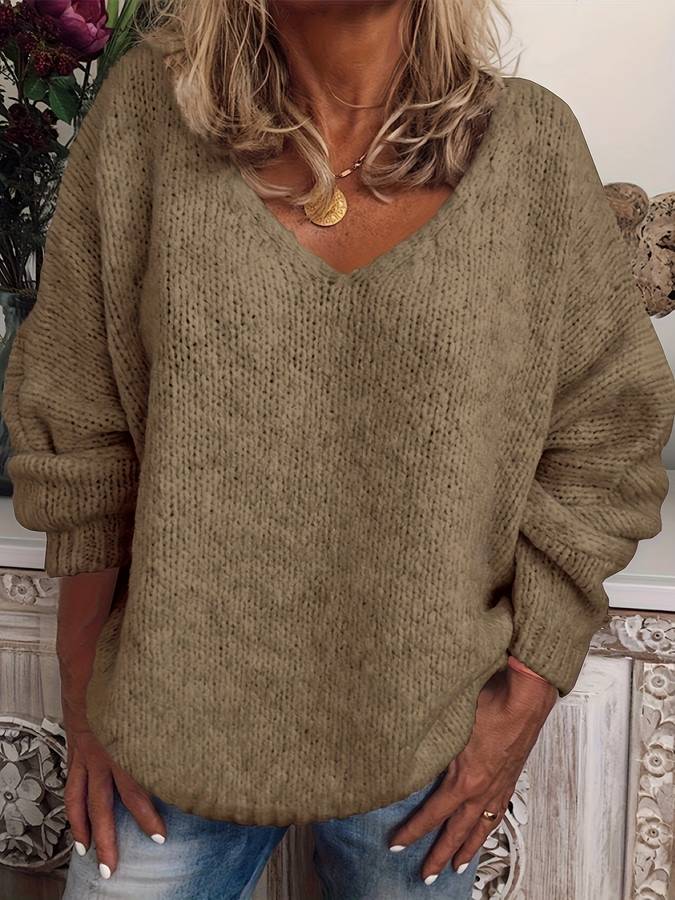 WW | Pullover mit V-Ausschnitt