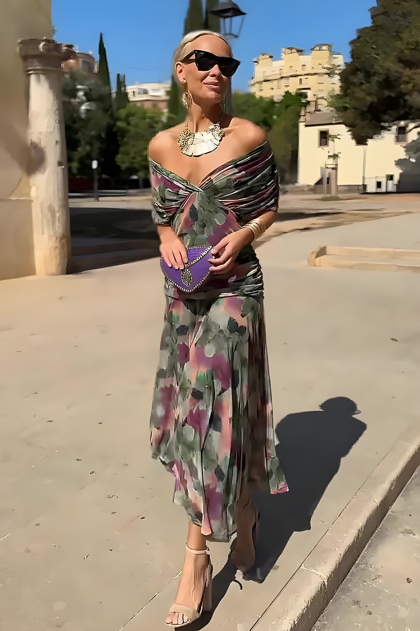 Selma | Lightweight Floral Print Dress