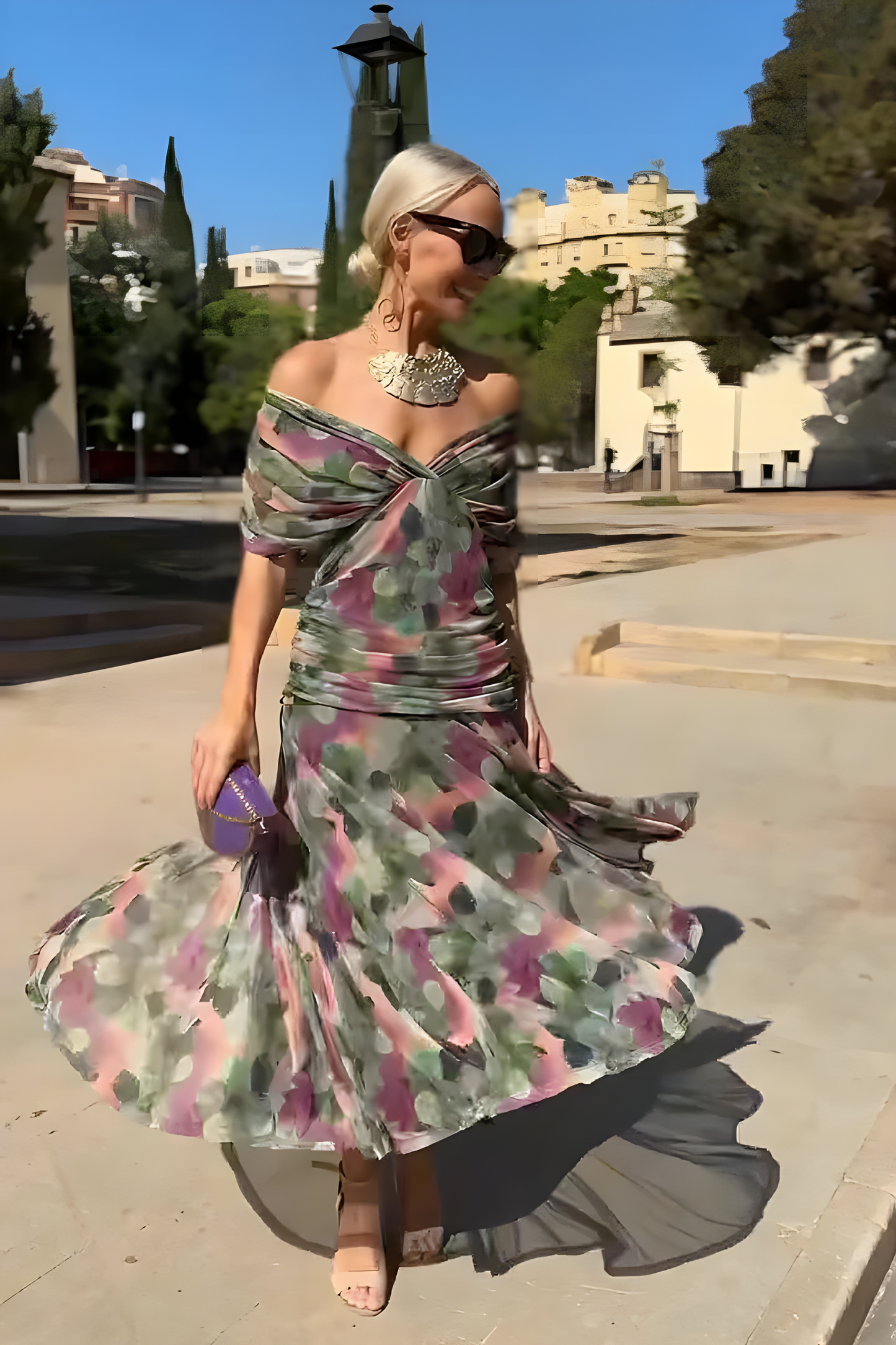 Selma | Lightweight Floral Print Dress