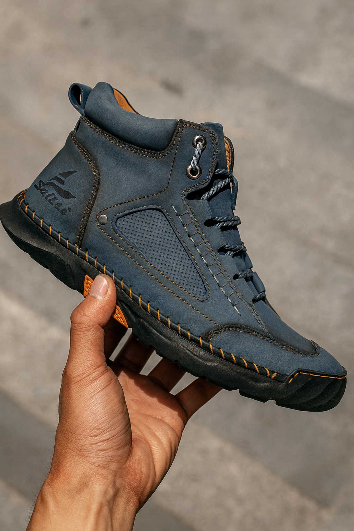Moriarty | Leather High Top Shoes