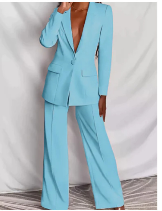 WW | Elegantes Set aus Blazer und Hose für Damen
