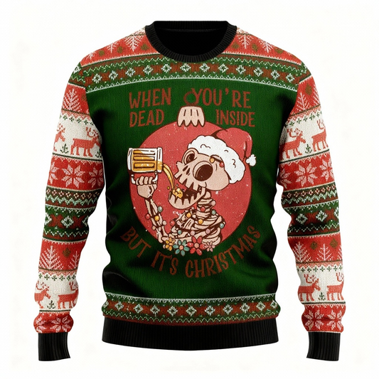 WW | Sweet Skull Print - Holiday Print Festival Ugly Sweater