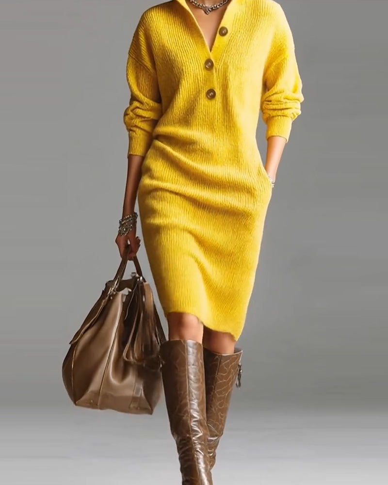 WW | Casual Solid Color Autumn and Winter