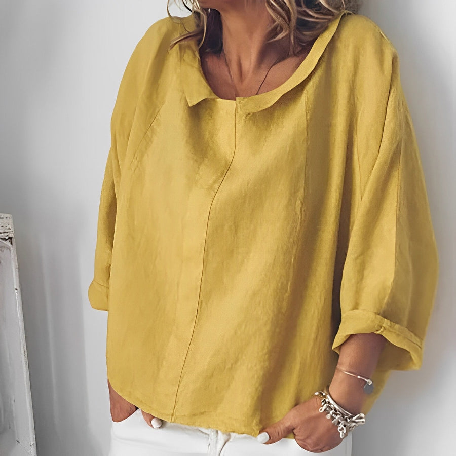 WW | Blouse With Turn-Up Collar