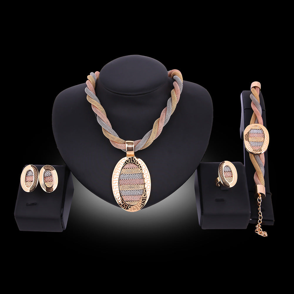 XX-piece Necklace, Earrings, and Bracelets Set