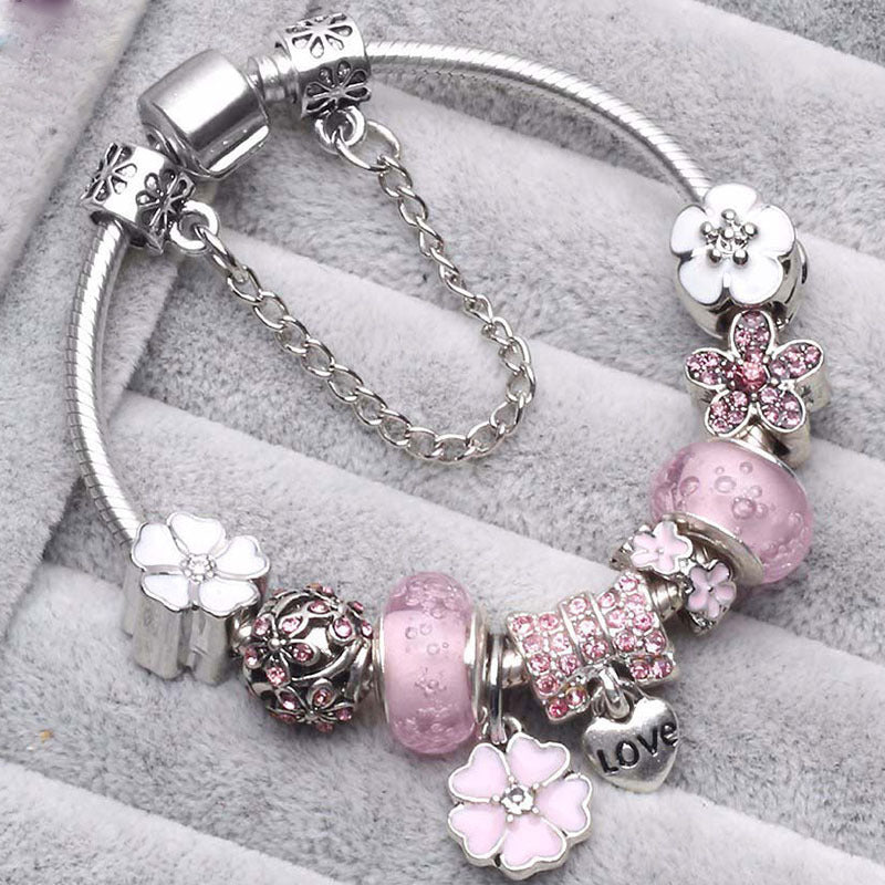 WW | Peach Blossom Charm Bracelet