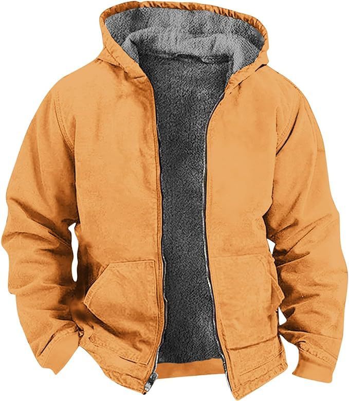 WW | Fleece-Lined Waterproof and Windproof Jacket for Men