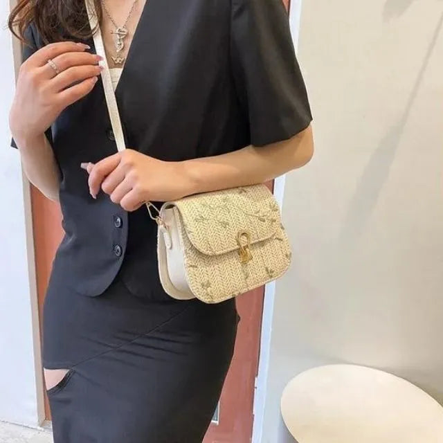 WW | Liana Bestickte Strohwaren Perfekt für Sonnige Tage