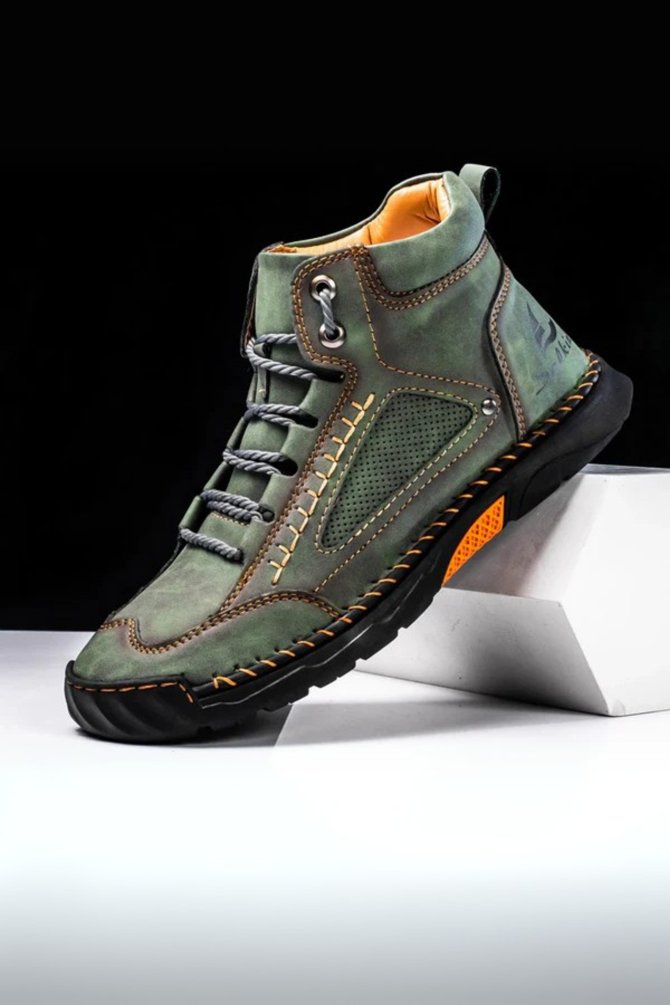 Moriarty | Leather High Top Shoes