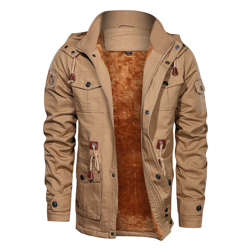 WW | Herren gefütterte Baumwollwinterjacke
