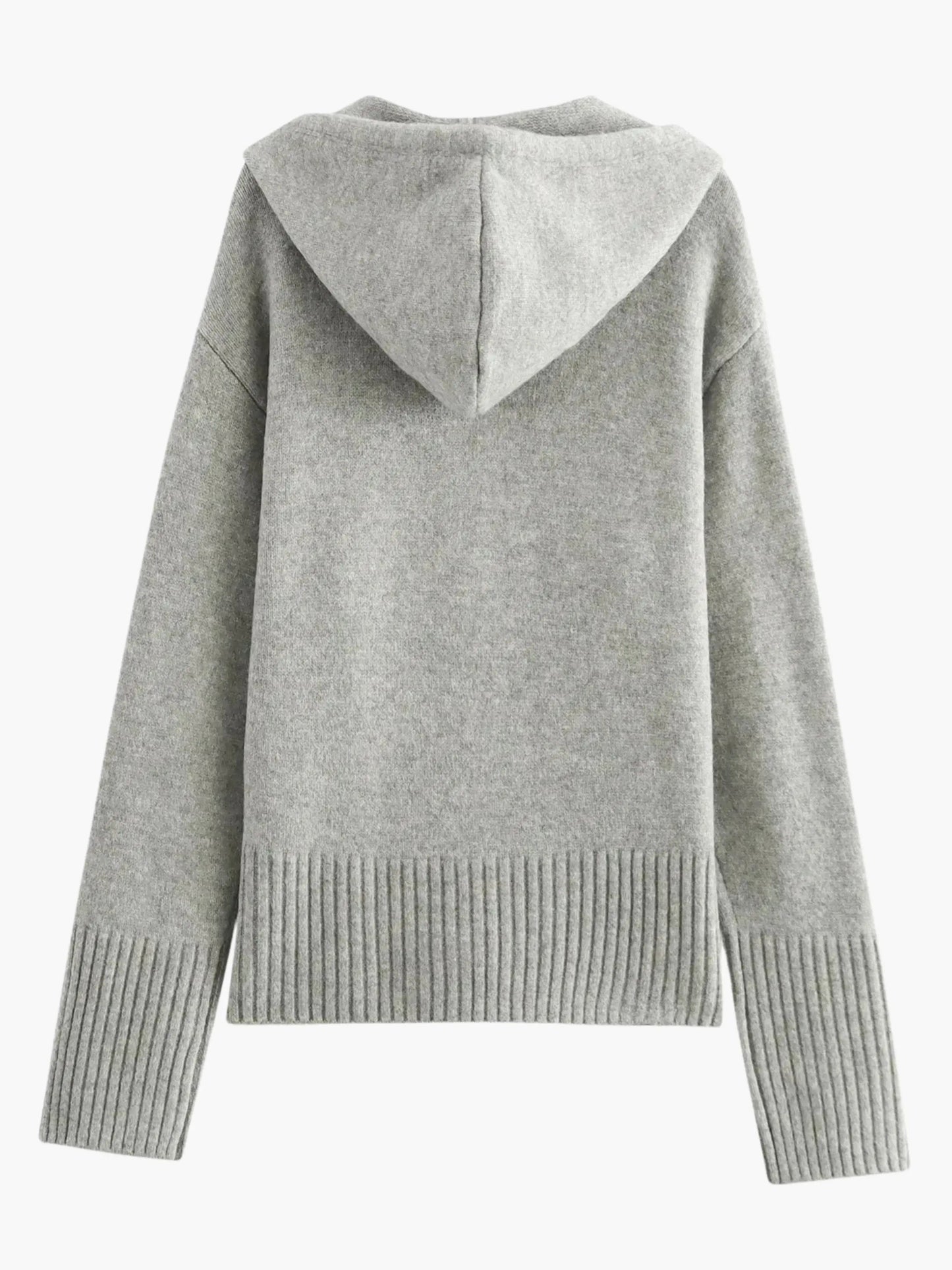 WW | Strickjacke Mit Kapuze Und Reißverschluss