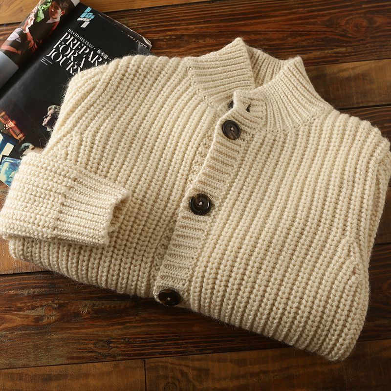 WW | Strickpullover mit Knopfverschluss für Herren
