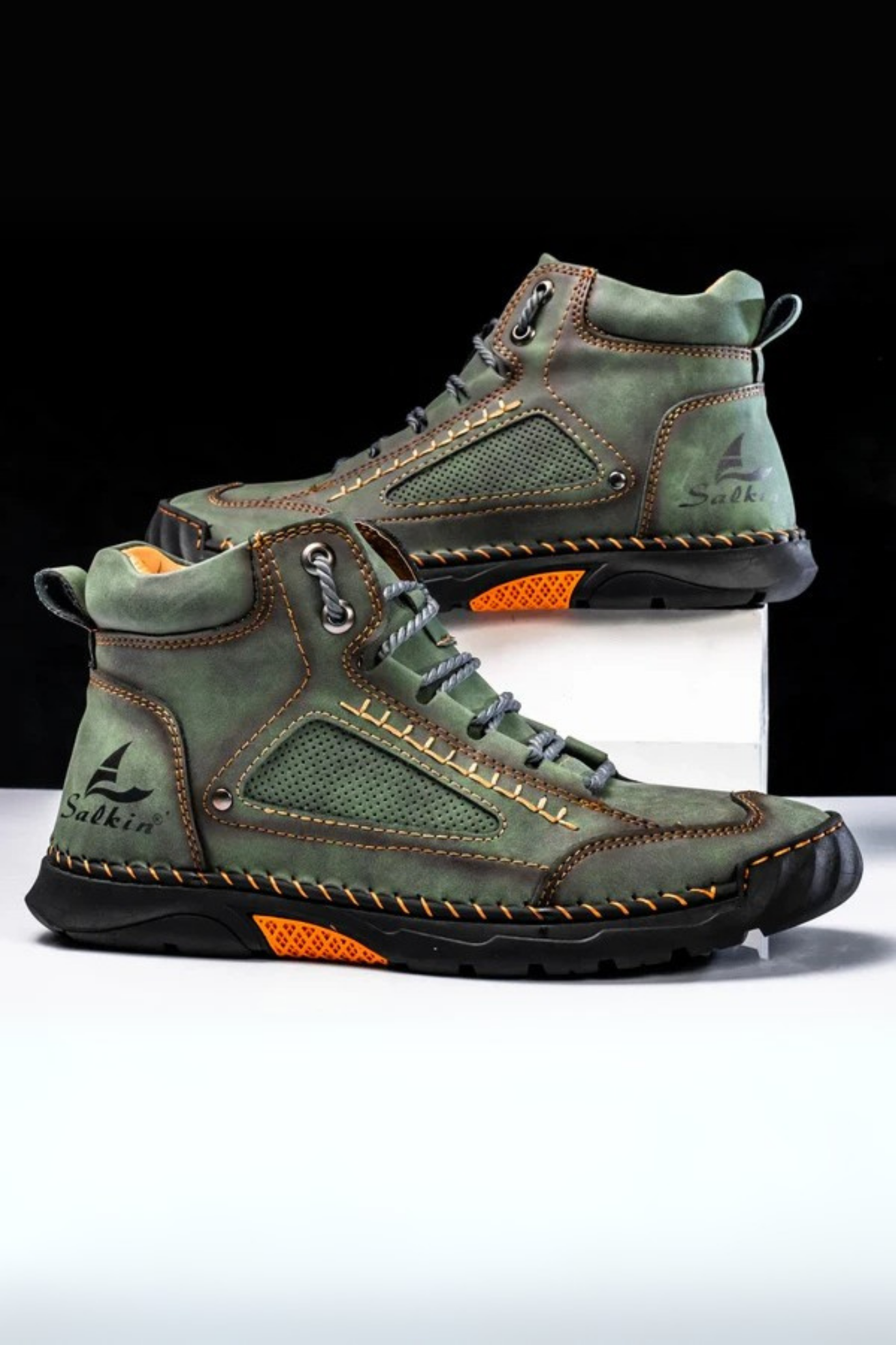 Moriarty | Leather High Top Shoes