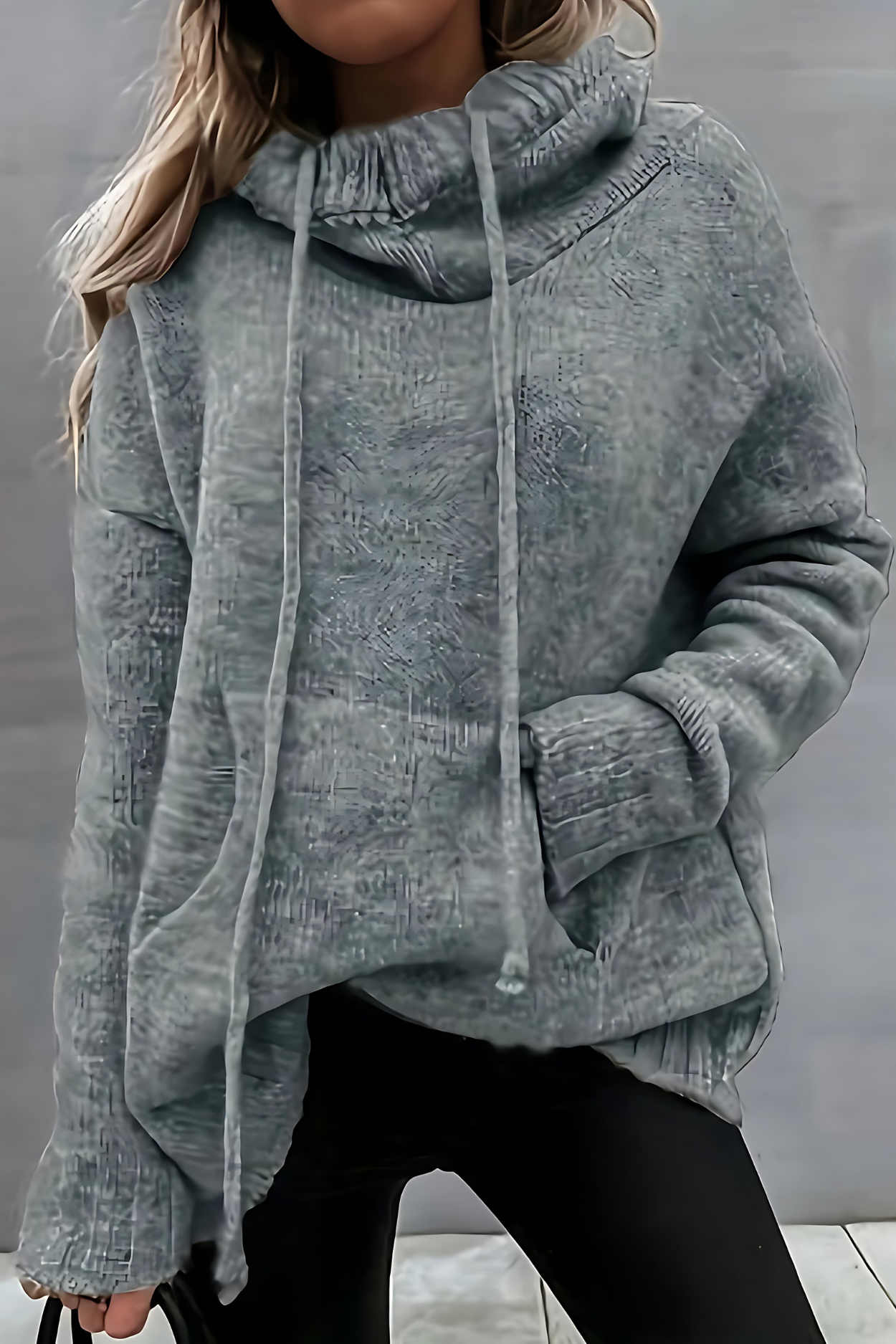 Xena | Long Sleeve Sweater with Pocket