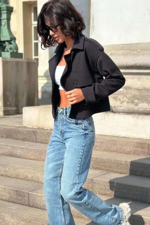 WW | Trench-Style Short Jacket