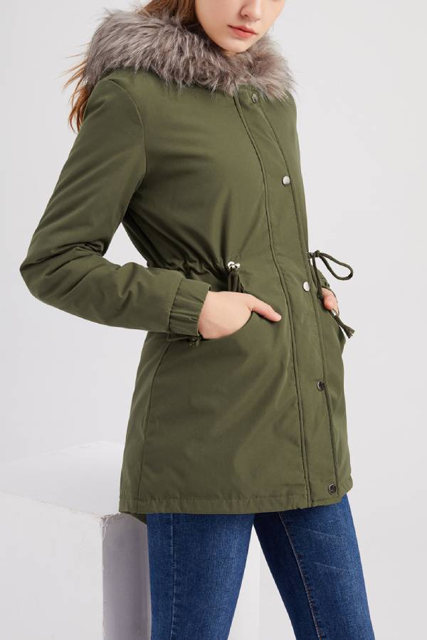 WW | Winter warmer Fleece Coat with Quilted Cotton Jacket