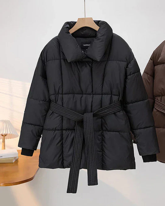 WW | Steppjacke mit einfarbigem Revers