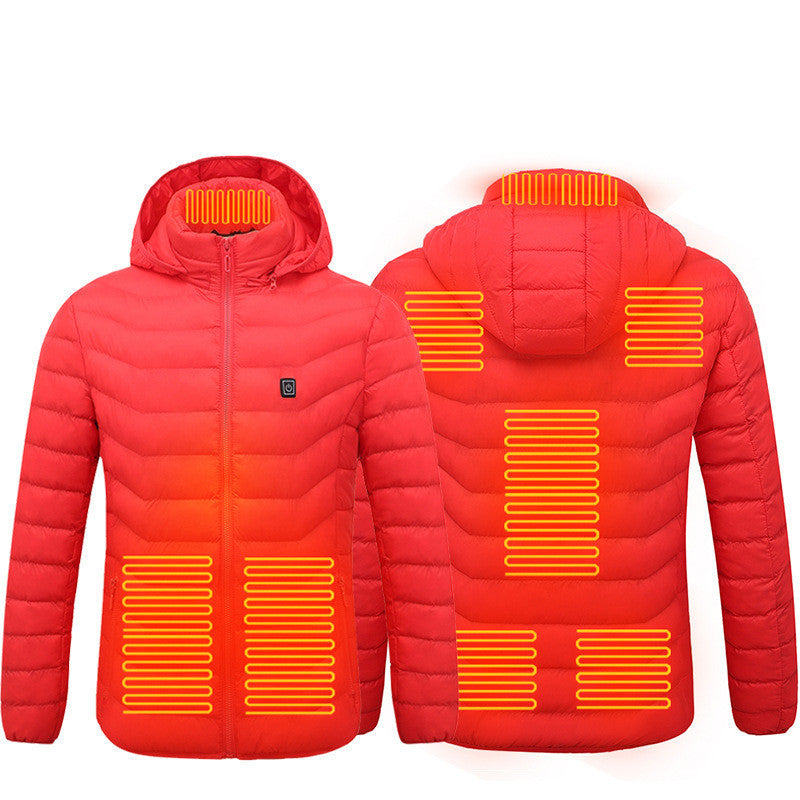 WW | Elegant USB Heated Jacket for Men, Thermal Winter