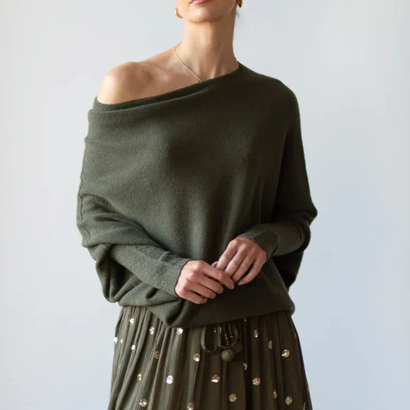 WW | Luxus Pullover Sweater Mit Offener Hals