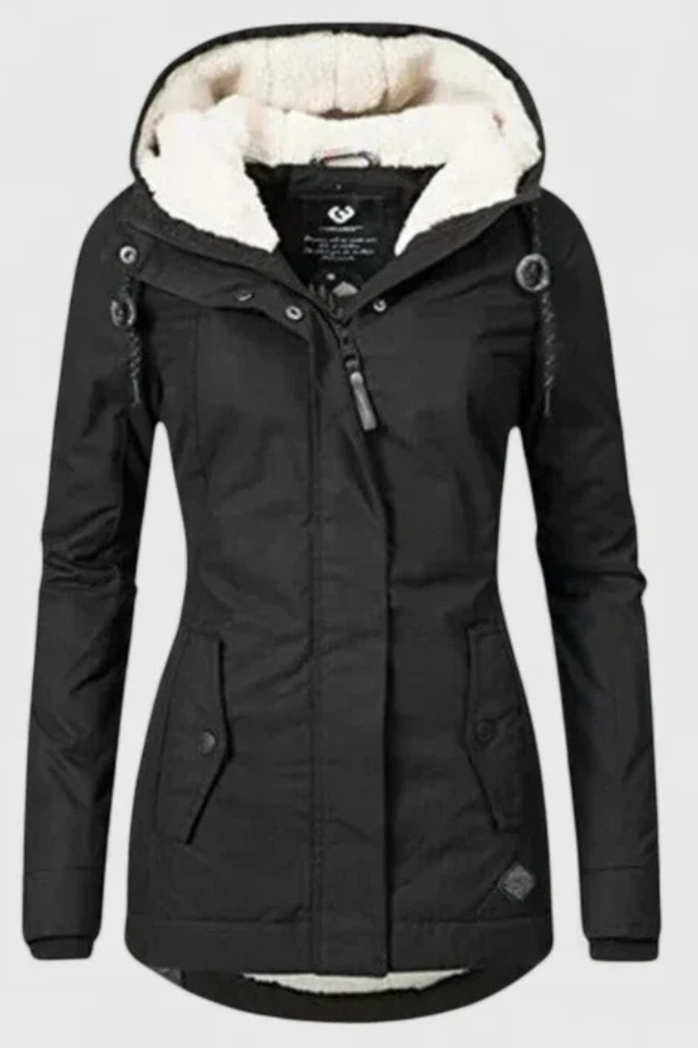 Andrea Padded Comfort Jacket - Black