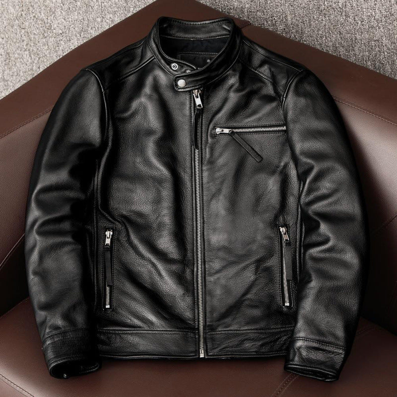 WW | Herren Leder Bomberjacke
