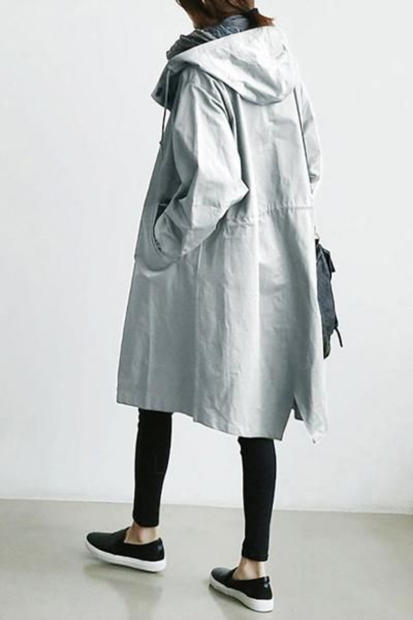 Dolly Stylish Trench Coat - Gray