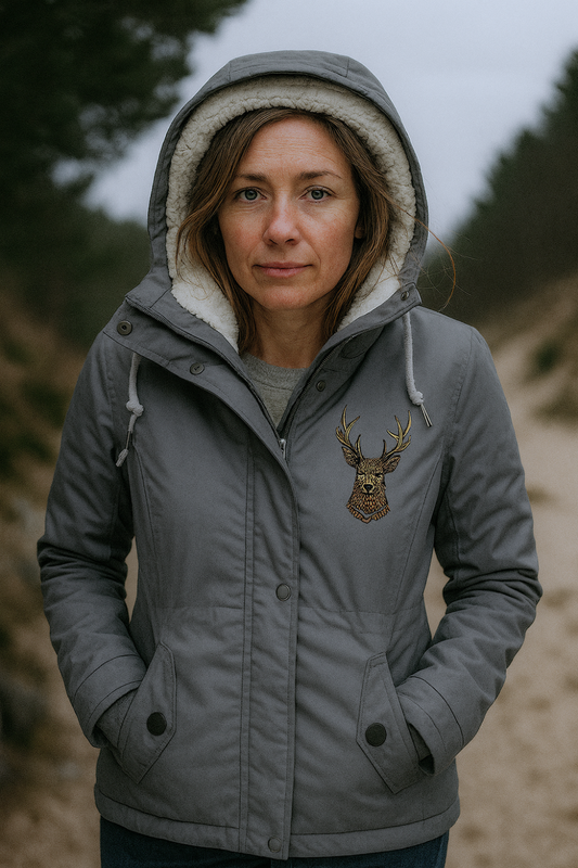 Andrea Padded Comfort Jacket - Grey