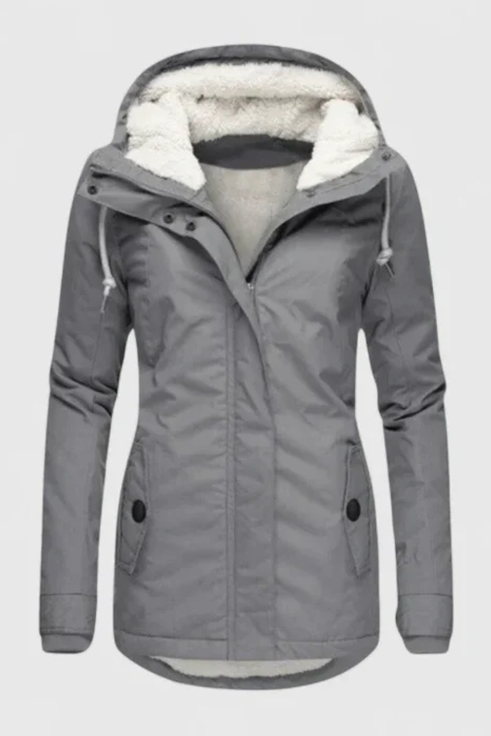 Andrea Padded Comfort Jacket - Grey