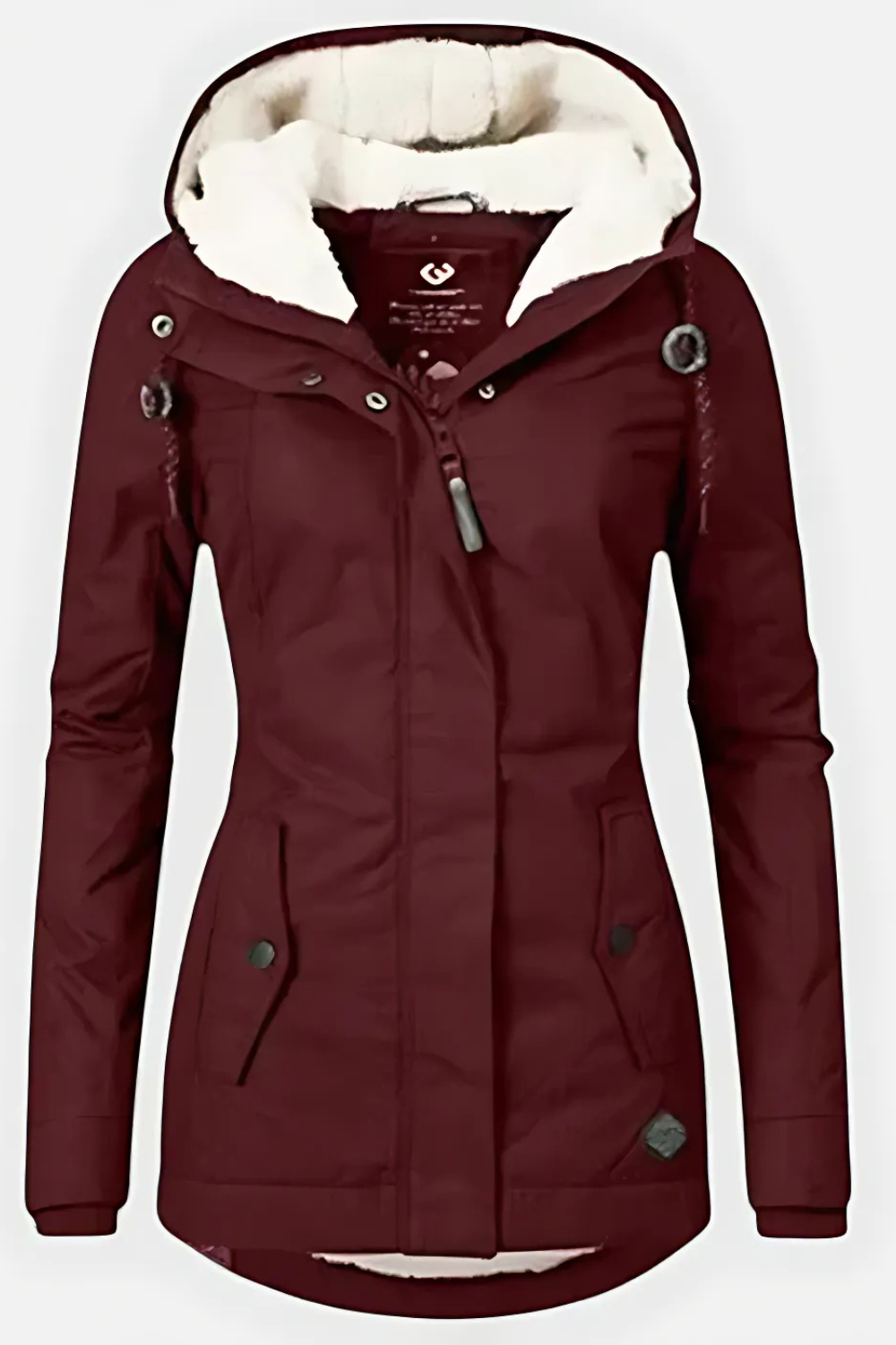 Andrea Padded Comfort Jacket - Red