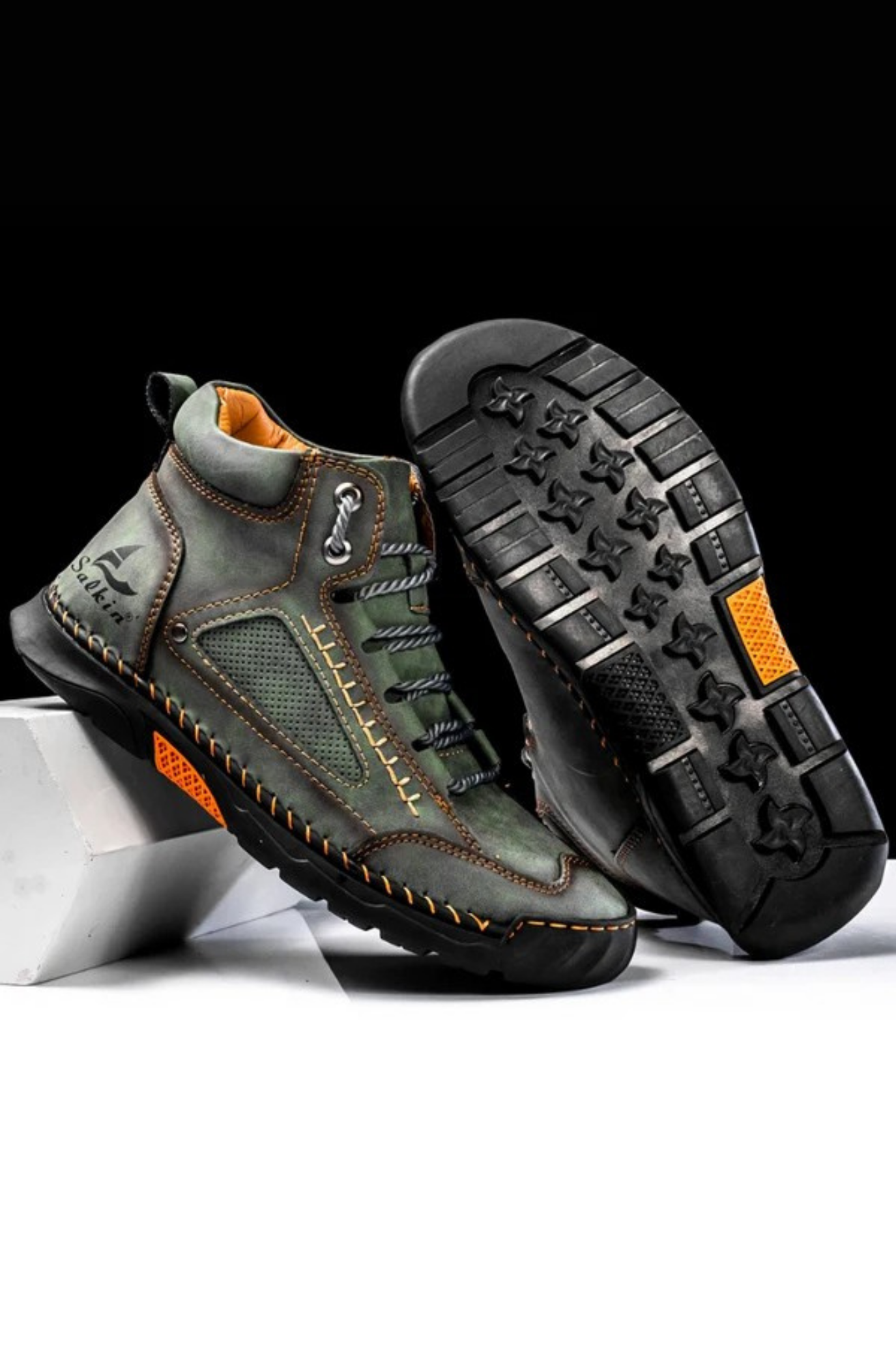 Moriarty | Leather High Top Shoes