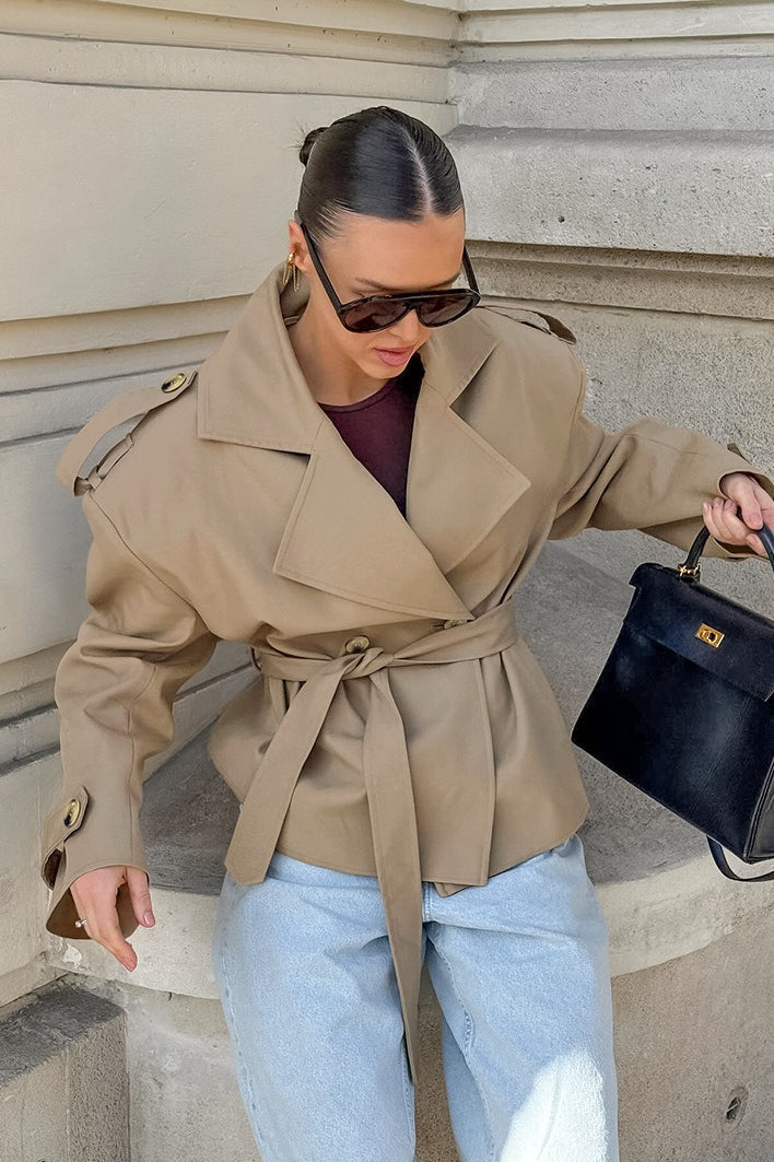 WW | Gürtelt trenchjacke