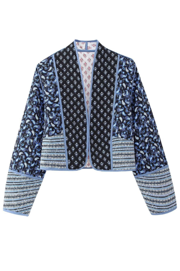 WW | Wendbare Steppjacke mit farblich passender kleiner Baumwolljacke