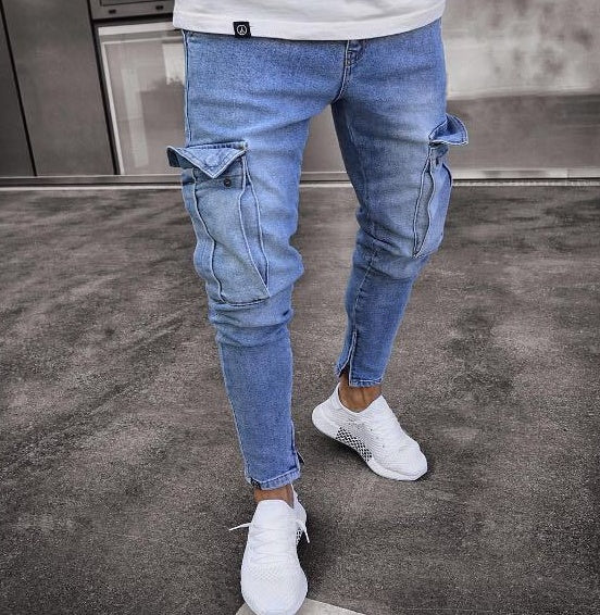 WW | Herren Denim Cargo-Hose