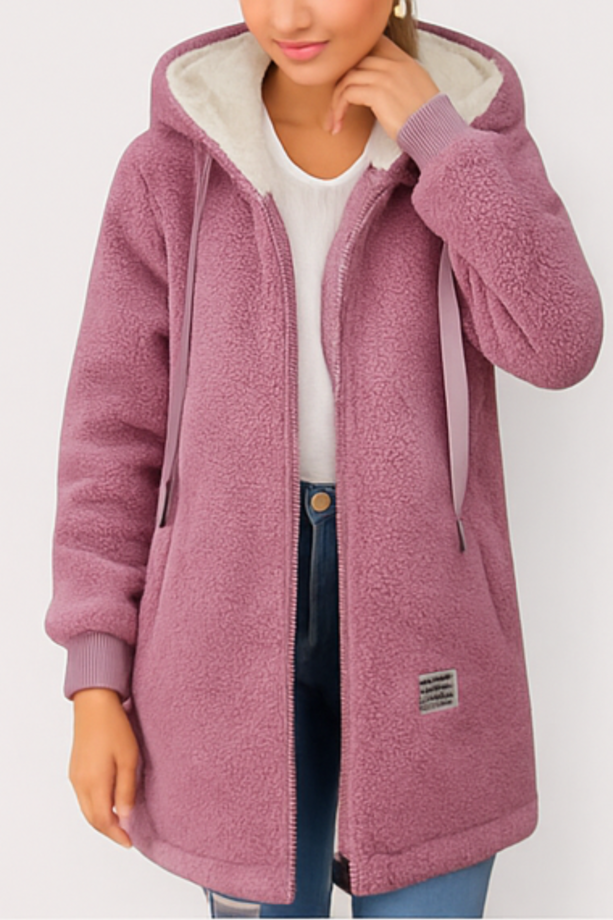 Serena Fleece Jacket - Pink