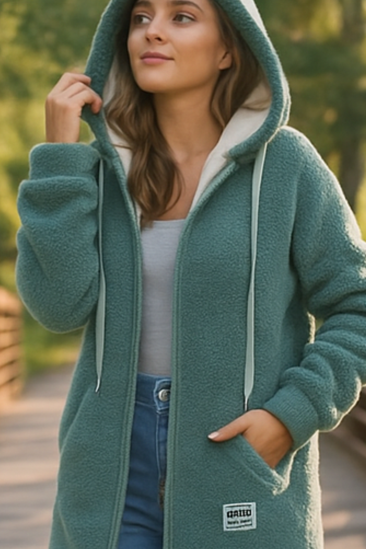 Serena Fleece Jacket - Green
