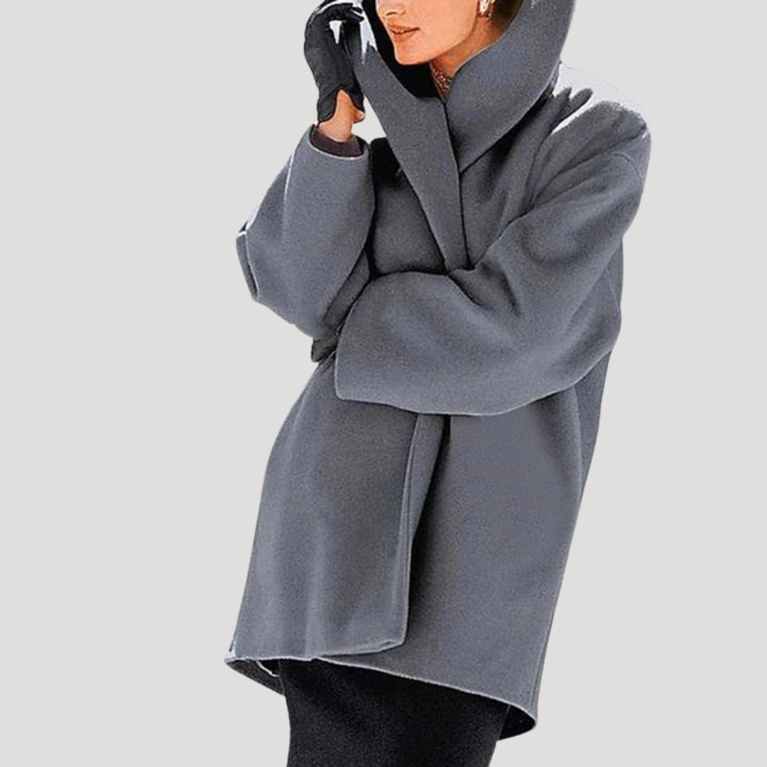 WW | Damen Oversized Wollmantel Winterstil