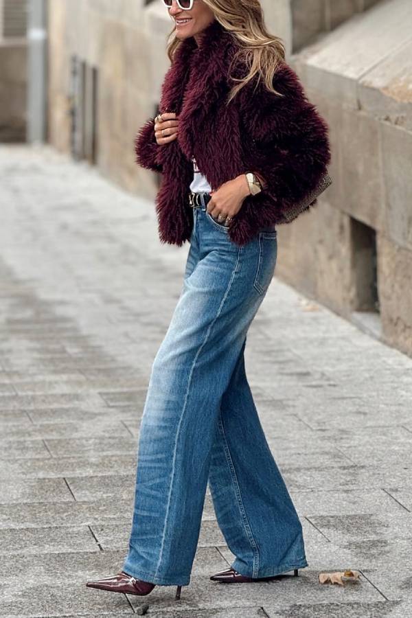 WW | Fuchsia Hue Fleece Jacke
