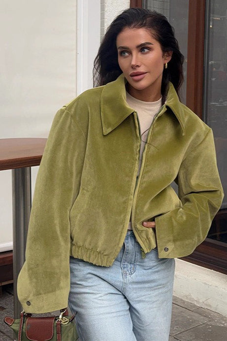 WW | Wildlederrevers Freizeitjacke