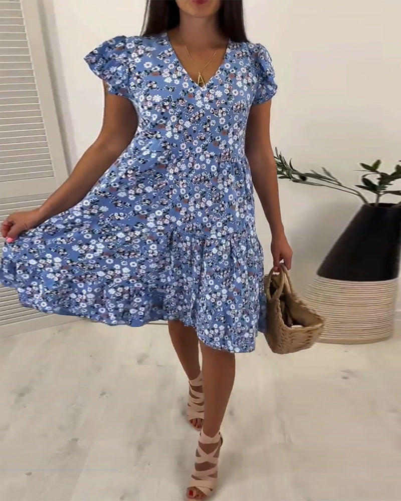 WW | Frische Sommerkleid mit Blumenmuster