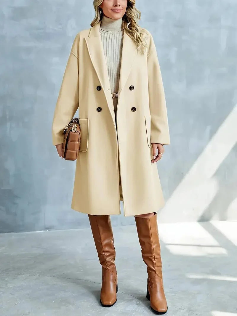WW | Blended Wool Coat - Timeless Elegance - Wool Blend - Winter Outerwear