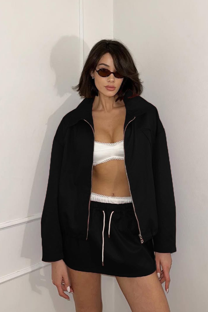 WW | Skirt with Street Style Jacket