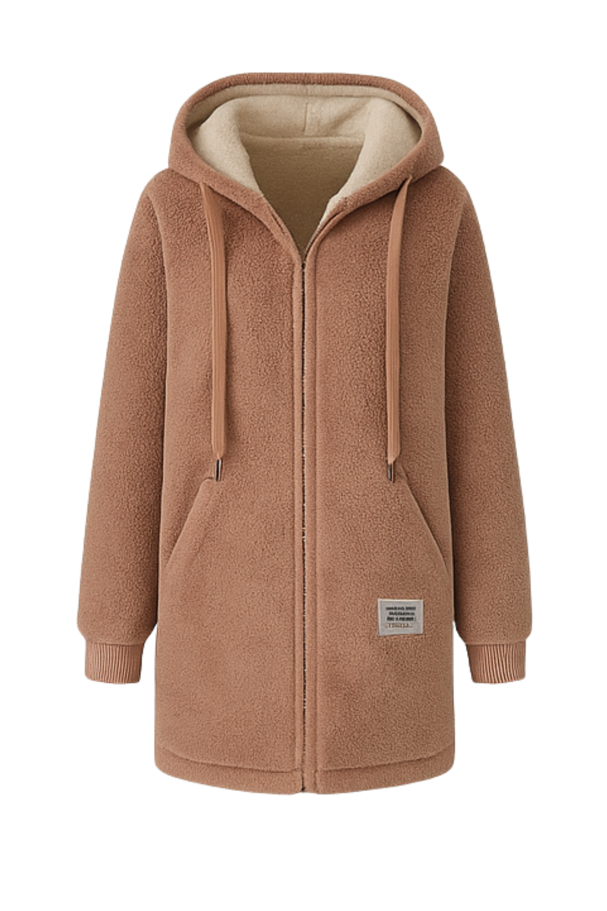 Serena Fleece Jacket - Brown