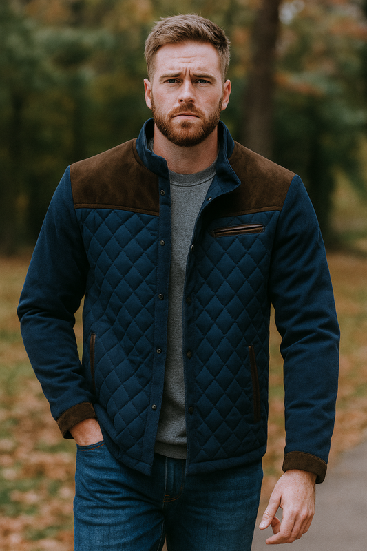 Gary Elegant Men's Jacket - Brown