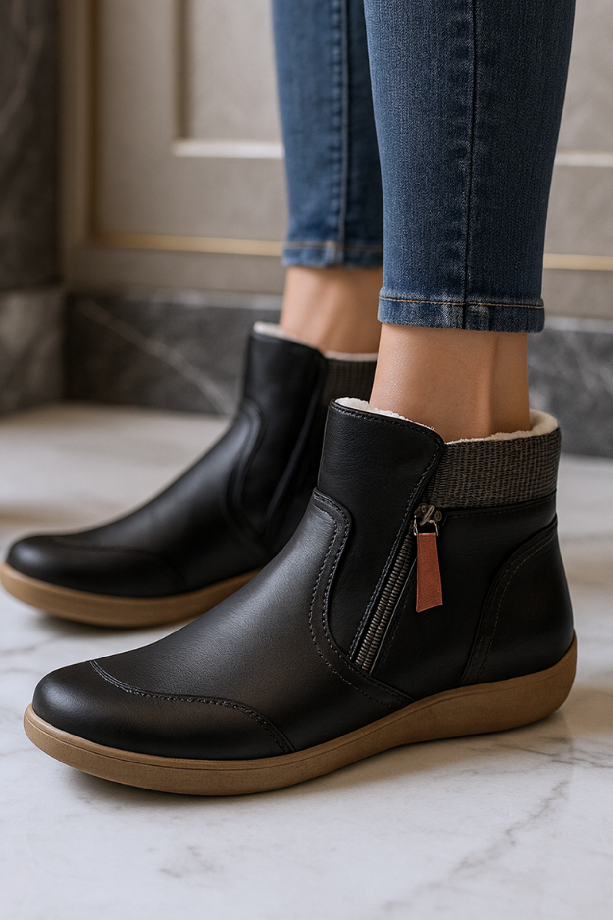 Geordie | Wasserdichte Orthopädische Lederstiefel