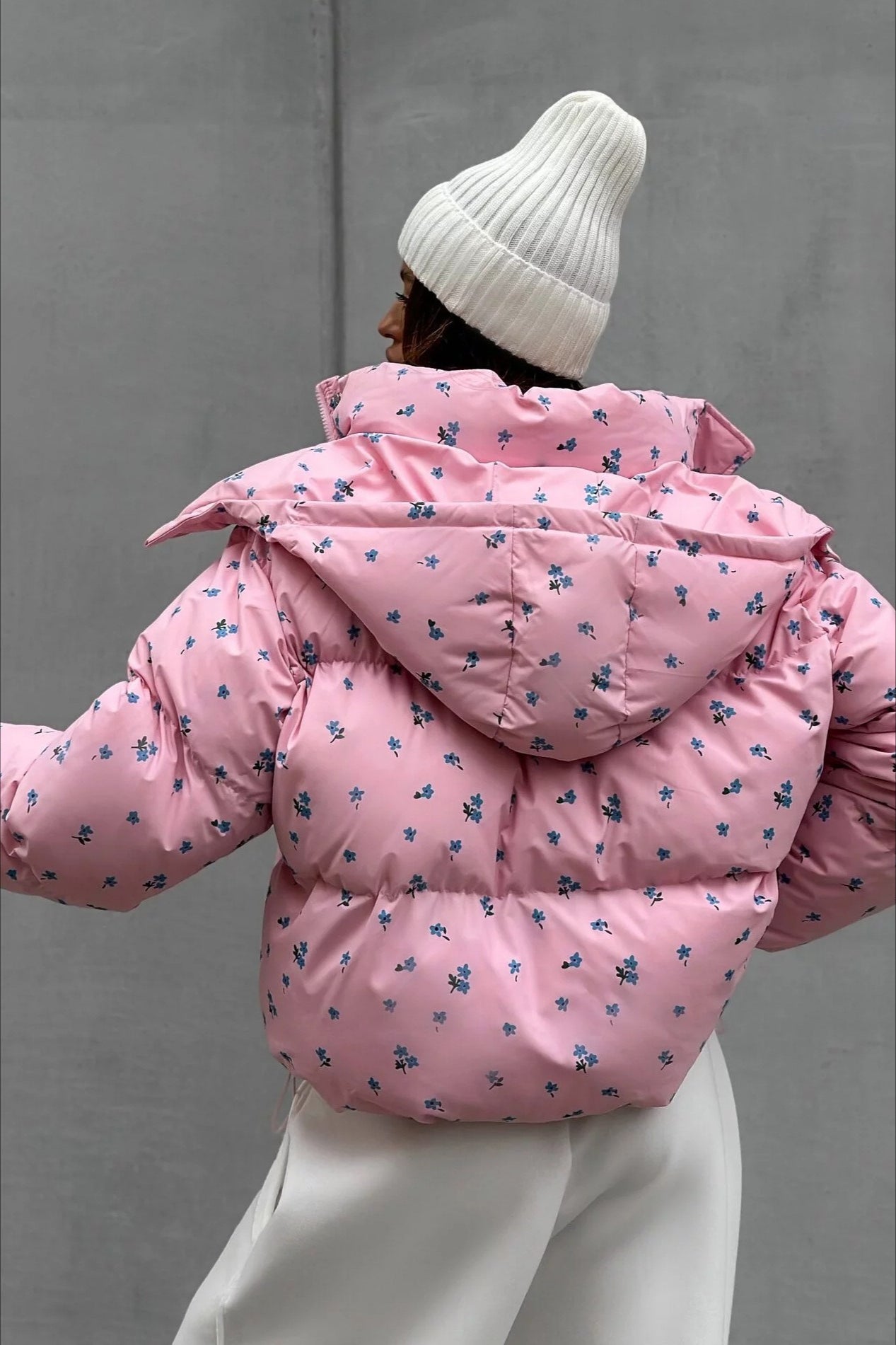 WW | Bedruckte Puffy Pufferjacke