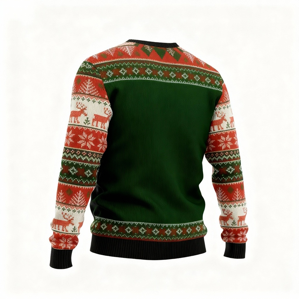 WW | Lustiges Mustermotiv - Festival der Feiertagsdrucke Hässlicher Pullover