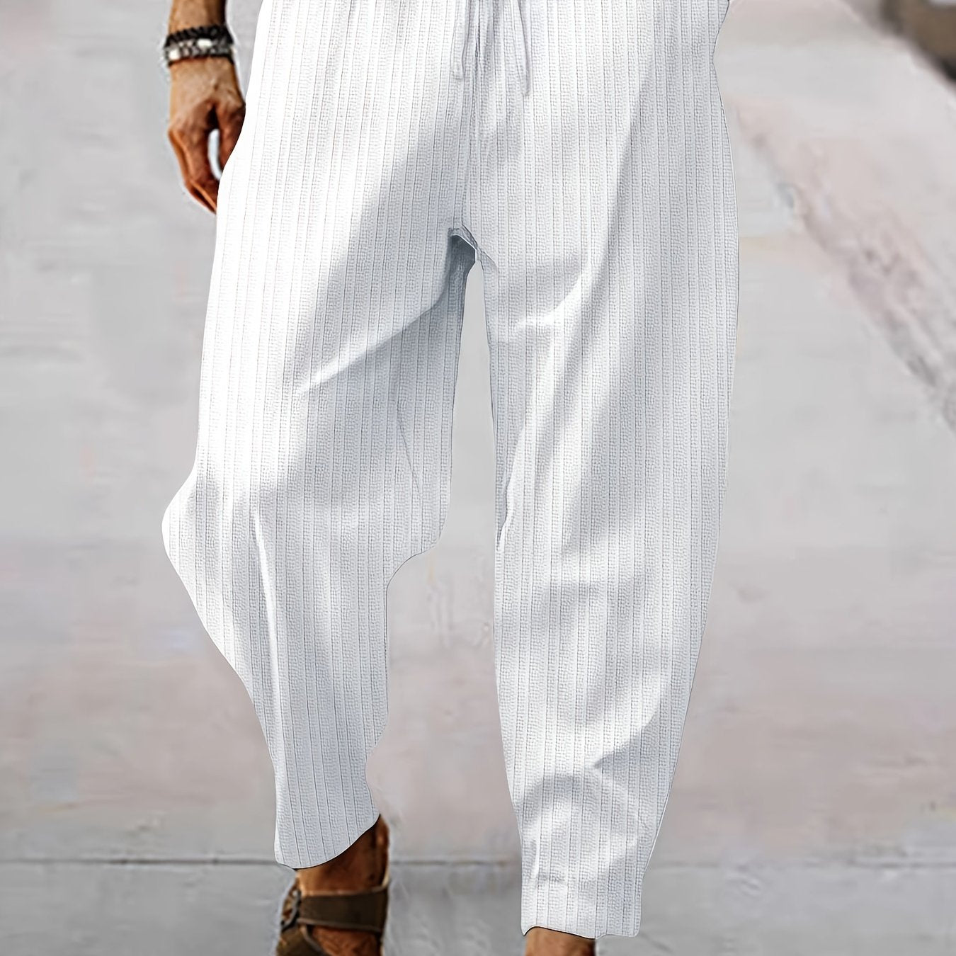 WW | Striped Men's Casual Summer Pants