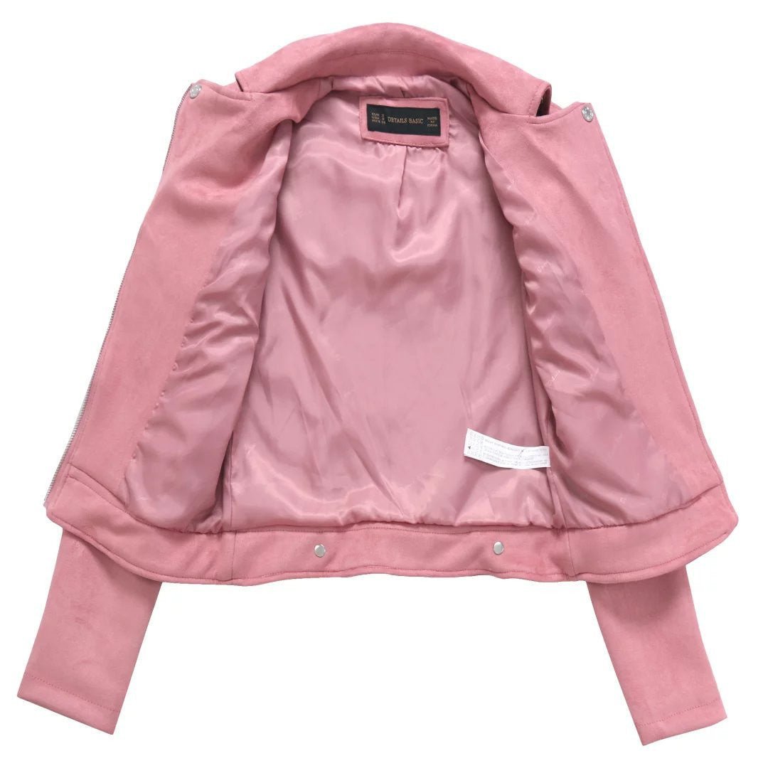 WW | Wildlederjacke - Im Western-Stil - Kunstwildleder - Statement-Oberbekleidung