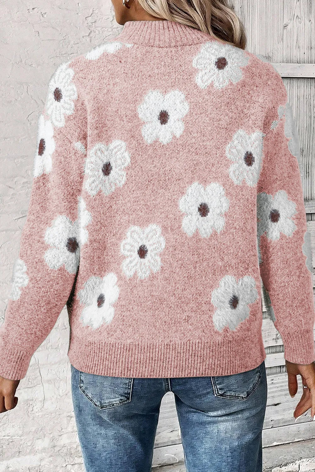 WW | Pullover mit Blumenmuster für Frauen